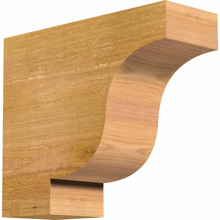 Ekena Millwork Newport Rough Sawn Rafter Tail, Western Red Cedar, 4"W x 10"H x 12"L RFT04X10X12NEW00RWR